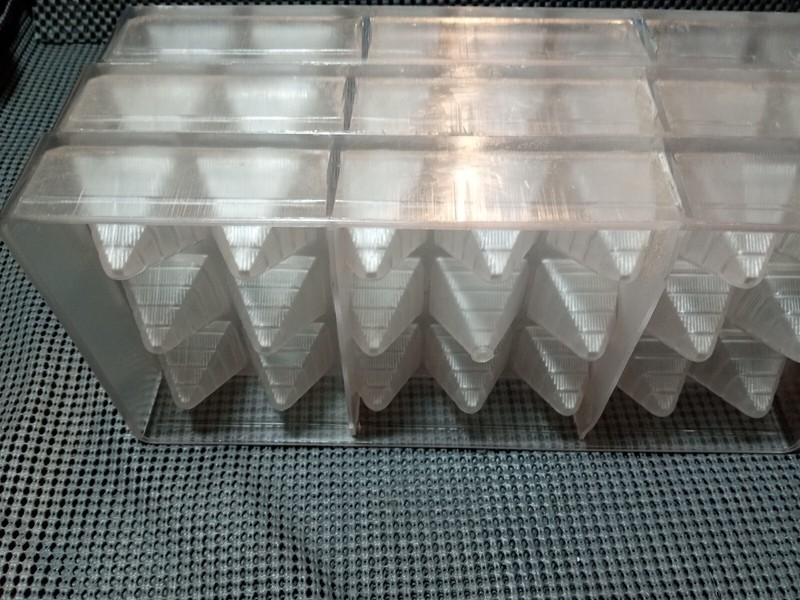 Chocolate World Polycarbonate #1260 Pyramid Chocolate Mold Made in Belgium gallery