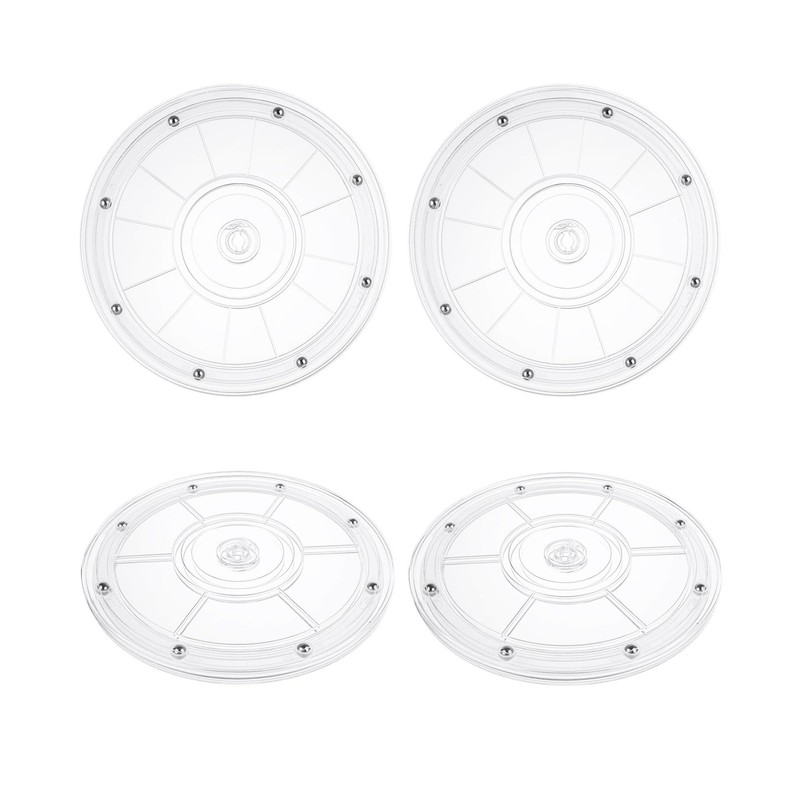4 Pcs 8 Inch Lazy Susan Turntable Acrylic Ball Bearing Rotating... FAST USA SHIP