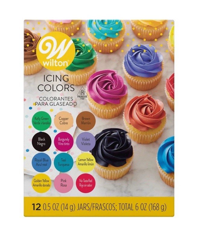 Edible Gel Food Coloring Set Cake Decorating Baking 12 Colors Variety Pack New gallery
