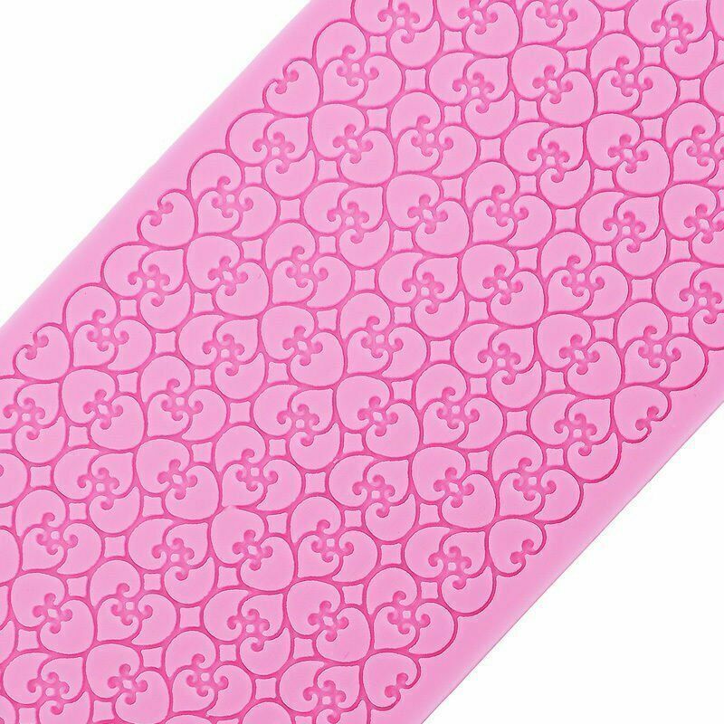 Lace Silicone Mold Mould Sugar Craft Fondant Mat Cake Decorating Baking Tools gallery