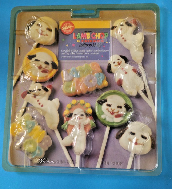 Wilton LAMBCHOP & Friends Lolipop Confection- Candy Mold-1994- Vintage-NEW