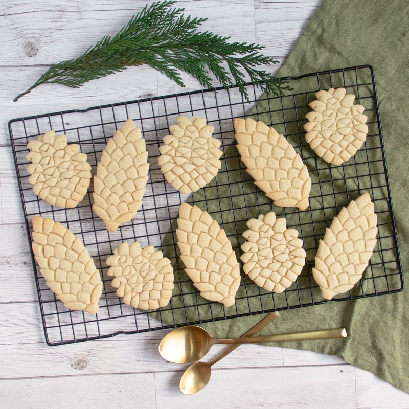 Monterey & Sugar Pine Cone Cookie Cutters Set - Christmas winter rustic woodland gallery