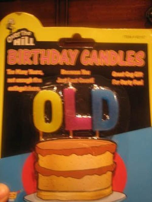 OLD Over The Hill Birthday Candles gallery
