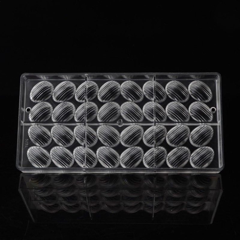 Polycarbonate Chocolate Mold DIY Candy Mould Clear Hard Plastic Bakeware Pastry gallery