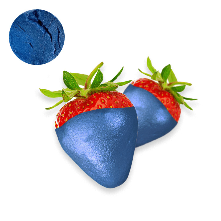 BLUE luster dust – Edible glint 4 gr Gluten Free,Nut Free, Friendly,Kosher USA