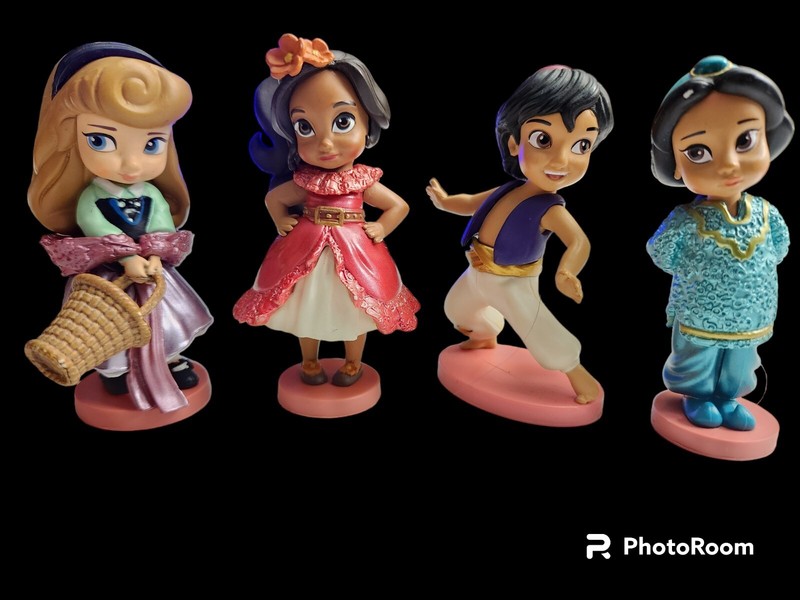 Disney Animators Various Character Collection PVC Cake Toppers Mini Figure 8 Lot gallery