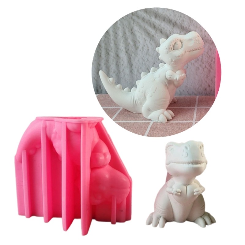 Dinosaur Silicone Molds Ornament Plasters Castings Molds Animal Baking Molds gallery