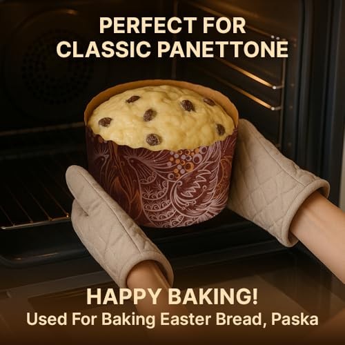 12 oz Easter Bread Paper Mold Paska Kulich |12 pcs| Easter Bread Forms Medium gallery