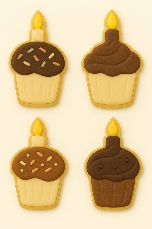Mini Cupcake 1.5'' Cookie Cutter Metal Birthday Party gallery