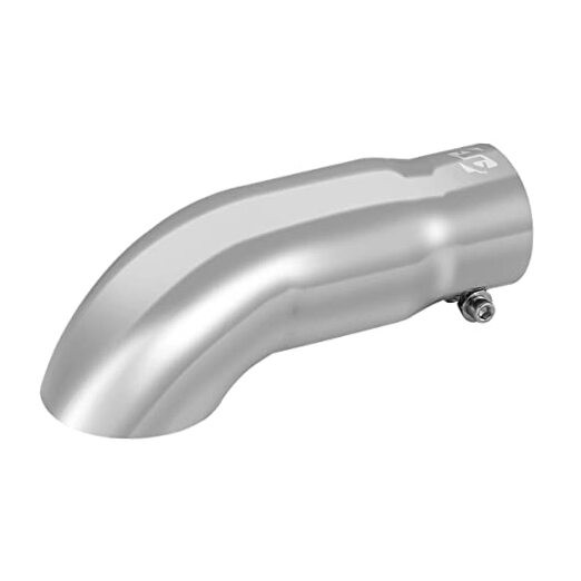 Exhaust tip -2.5” Inlet Bolt on Turn Down Design – Stainless Steel Car Chrome