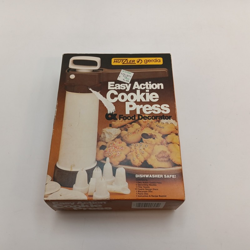 Vintage Hutzler Gerda Easy Action Cookie Press in Box #695 gallery