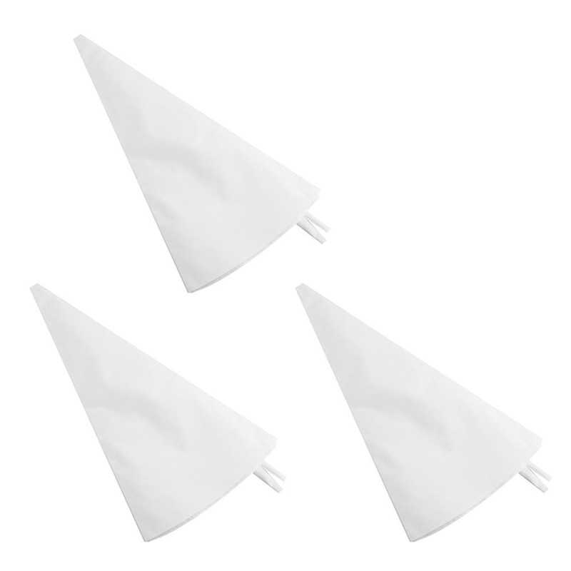 3 Pcs Cake Icing Bags Reusable Cotton Canvas Pastry Bags for Baking gallery