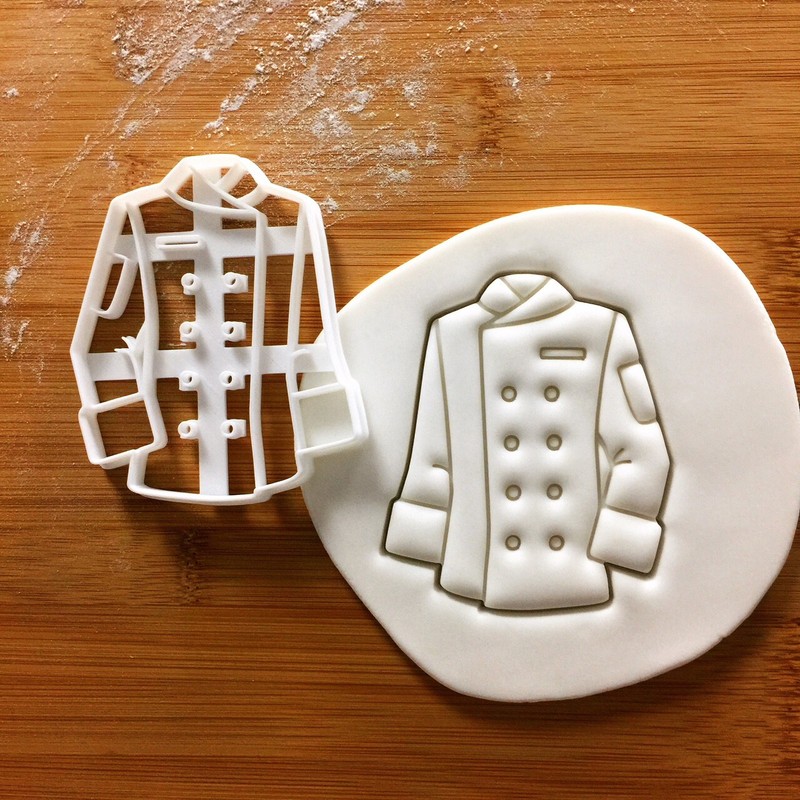 Chef Jacket Cookie Cutter – michelin culinary kitchen cook uniform restaurant