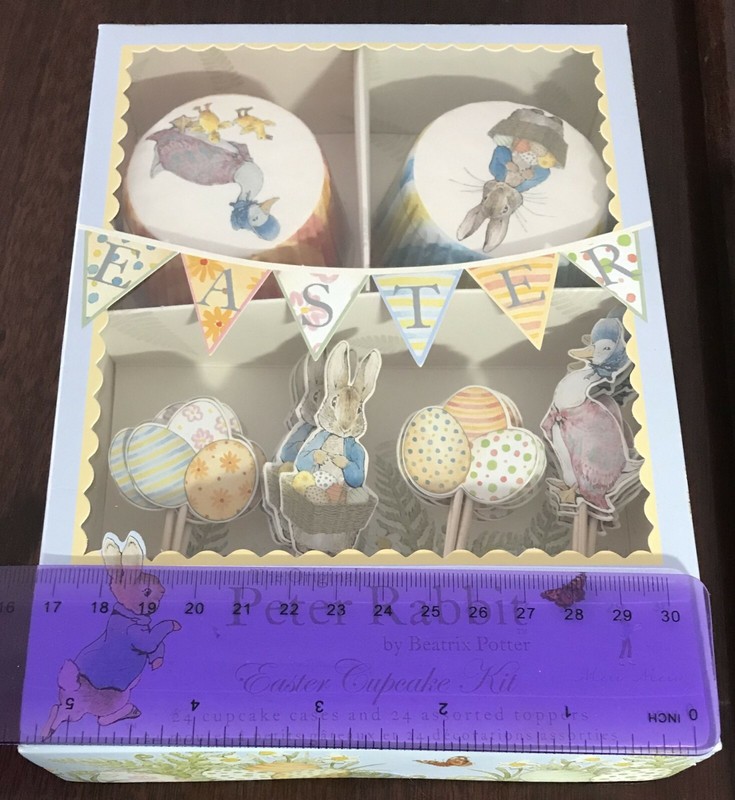 New Peter Rabbit Easter Cupcake Kit - 24 Cupcake Cases and 24 Toppers gallery