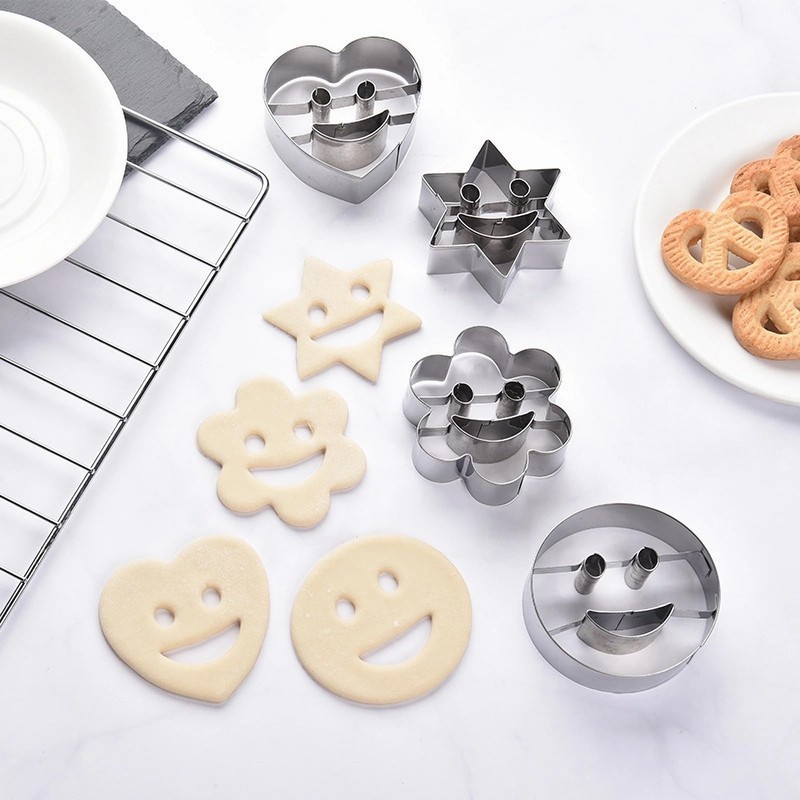 Cookie Cutters Stainless Steel Baking Set Biscuit Molds for Baking Metal Kitc... gallery