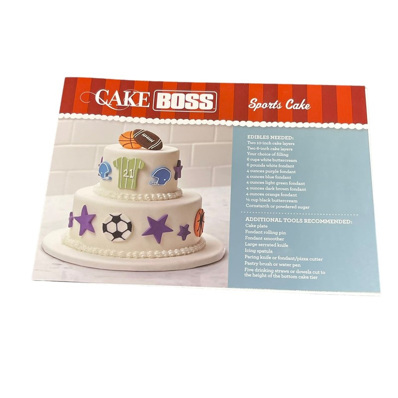 Cake Boss 28 Piece Sports Cake Kit Cookie Cutters New (opened box) Never Used gallery