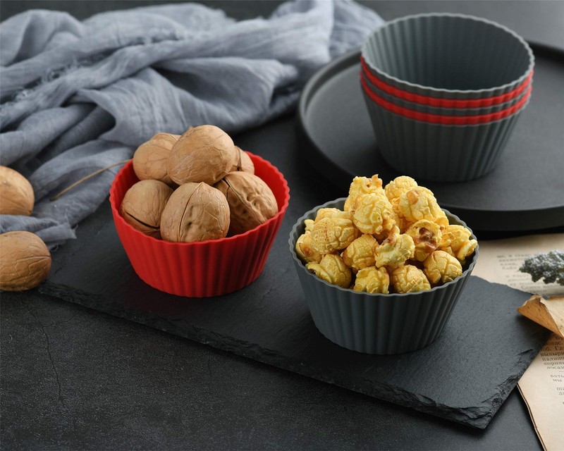 Cupcake Liners Reusable Silicone Baking Cups Non-Stick Muffins Mold Accessories gallery