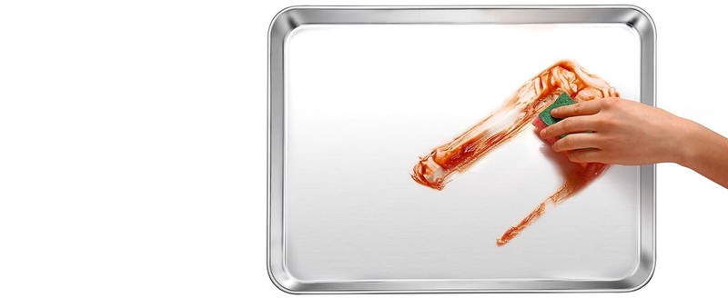 Extra Lar Baking Sheet, 20”x14” Stainl Steel Cookie Sheet Pan gallery