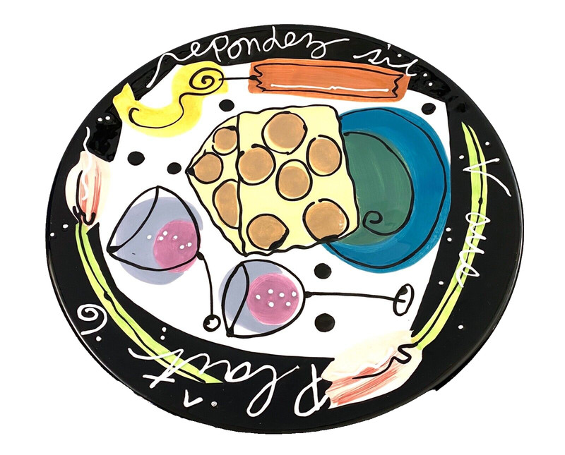 With Love Joanne Delomba Lotus Cake Dessert 13” Footed Plate Stand gallery