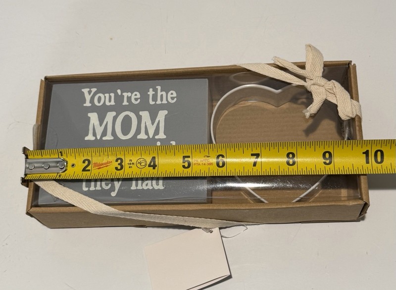 A Gift For A MOM By Kathy Box Sign & Cookie Cutter Set gallery