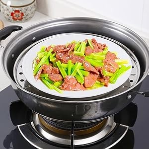 5 Sizes 304 Stainless Steel Steamer Rack, Pressure Cooker Canner Rack & Cooling gallery