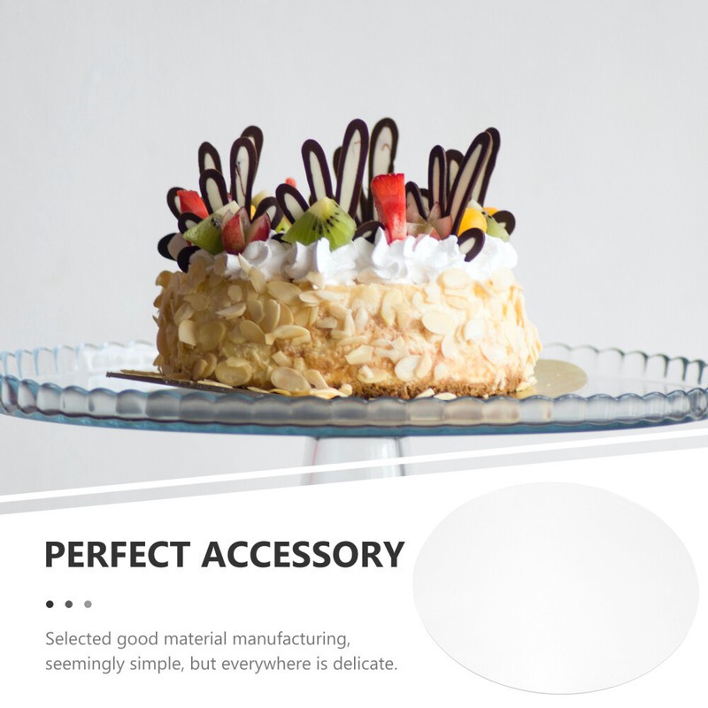 Cake Board Base Transparent Plate Arrangement Holder Display Stand gallery