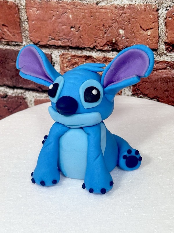 ✨Stitch, Angel & Scrump 3D Fondant Cake Toppers – Perfect for Cakes and Parties✨ gallery