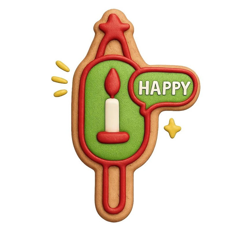 Corn Dog Celebration Birthday Cookie Cutter & Stamp, Fondant & Clay - 4x2.2 gallery