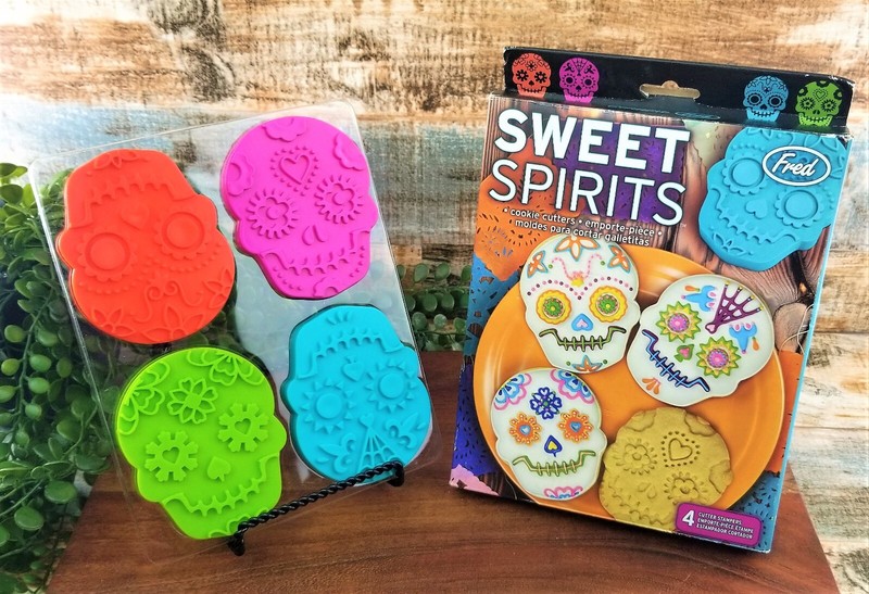 Vintage Fred Day of the Dead Sugar Skull Cookie Stamp Set 4 Crafts Baker’s Gift