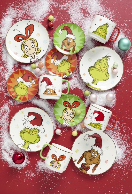 Lenox Dinnerware Set, Merry Grinchmas Accent Plates, Service 4 Count, Green gallery