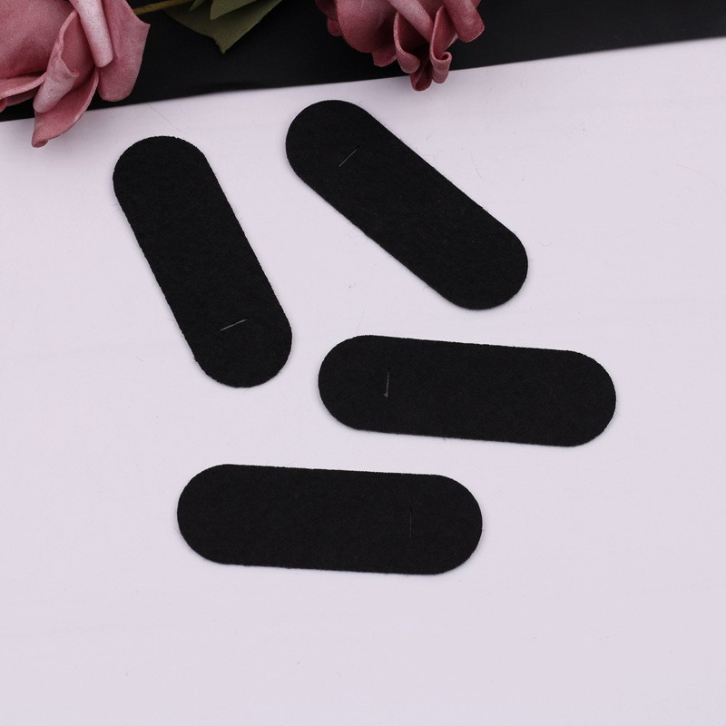 100PCS Oval Non-woven Tear Drop snap clips spacers Rectangle Felt pads PatchN8 gallery