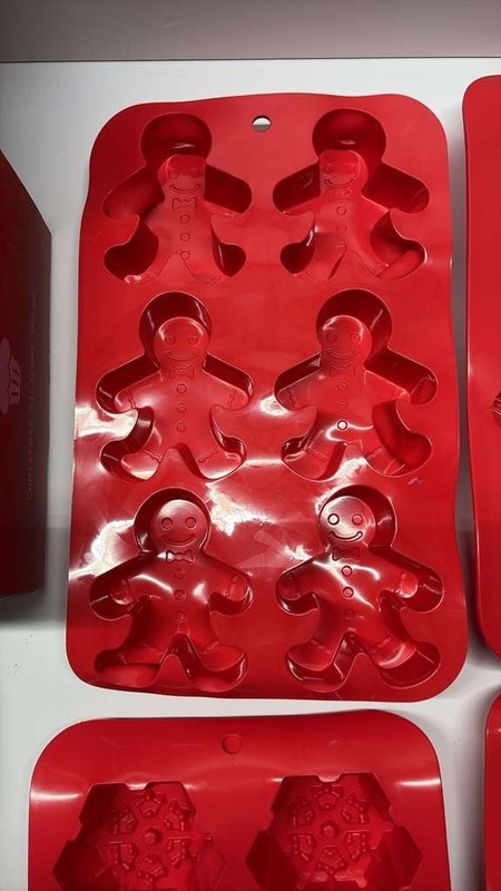 6PCS Jelly Mold Set Silicone Soap Molds Cake Puck Mold Set BPA Free for Jelly, H gallery