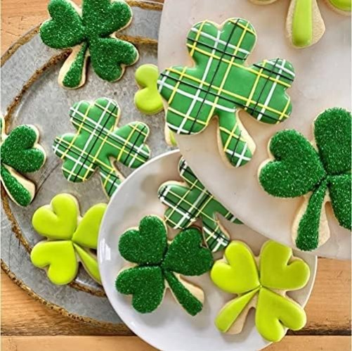 4-Piece Shamrock Cookie Cutter Set - Essential for St. Patrick's Day Baking gallery