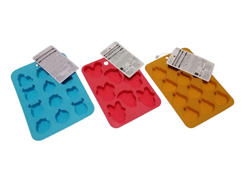 DAISO Silicone Chocolate Mold Disney Mickey Chip Dale Monsters Inc. Set of 3 New gallery