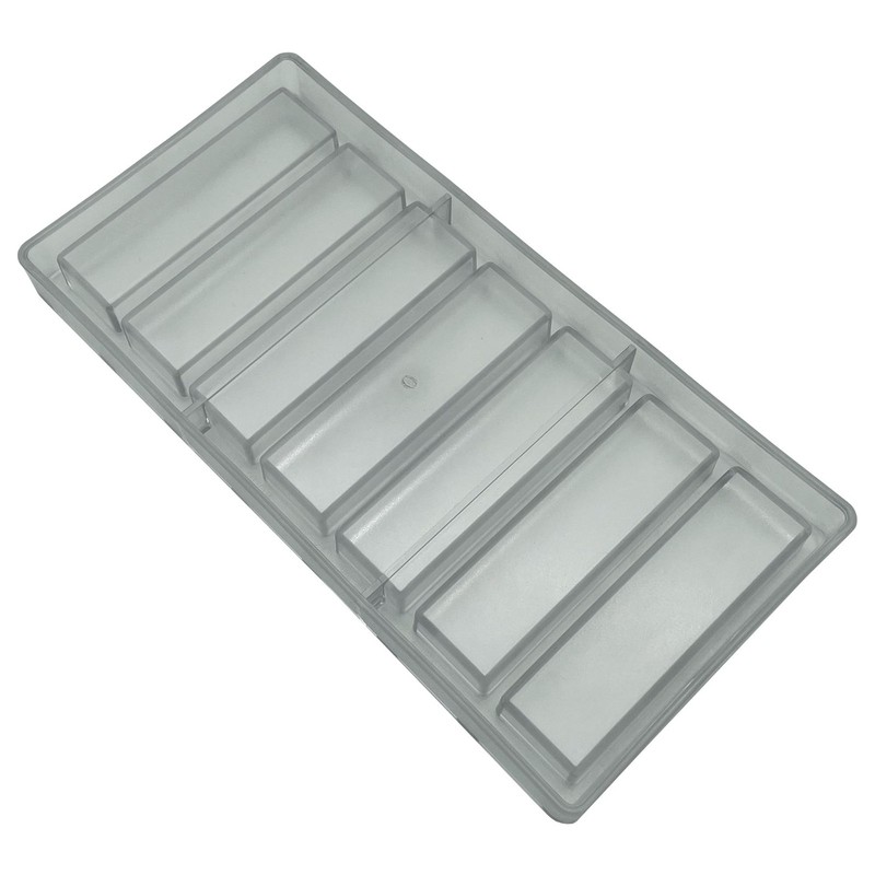 7-Cavities Chocolate Covered Gralona Bar Mold Tectangle Energy Bar Mould Poly... gallery