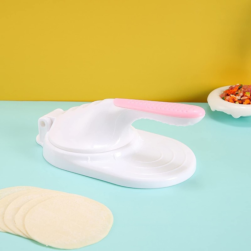 Dough Presser Dumpling Skin Maker with 3Pcs Dumpling Press Molds, Manual Pres... gallery