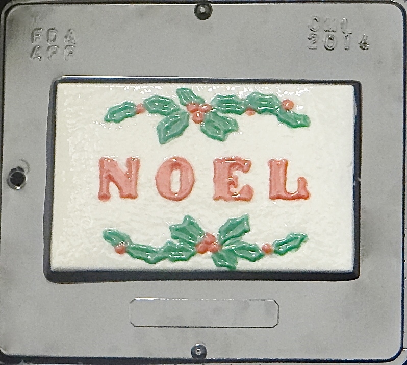 Noel Card Chocolate Candy Mold Christmas 2014 NEW