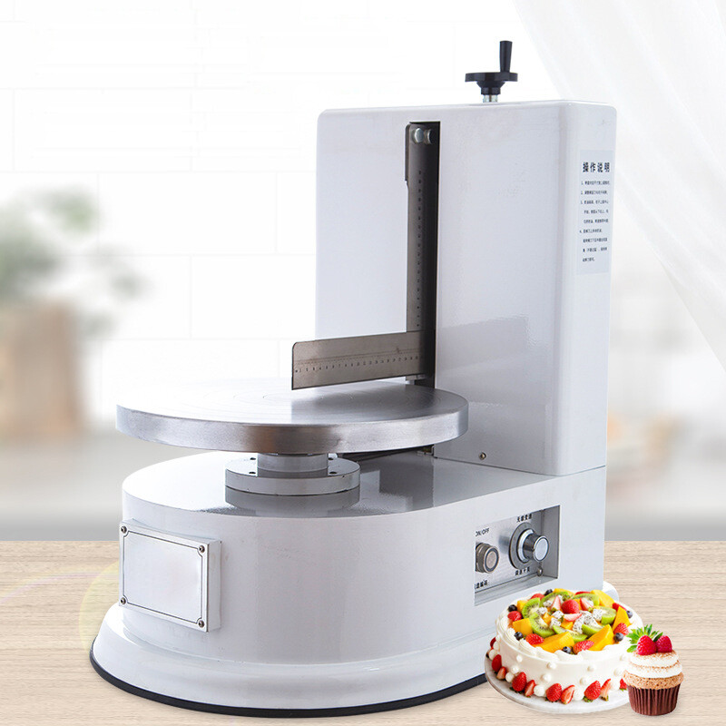 Automatic Birthday Cake Spreading Machine Round Cake Smoothing Machine Spreader gallery