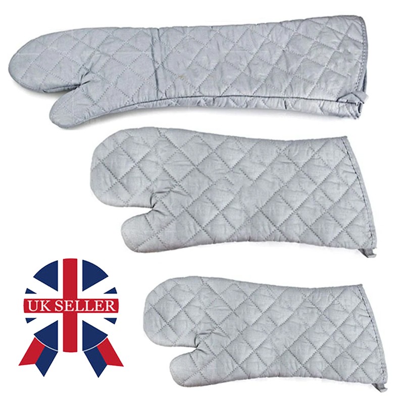 Extra Long Heat Resistant Oven Glove Mitt Professional Flame Proof Kitchen Mitt gallery