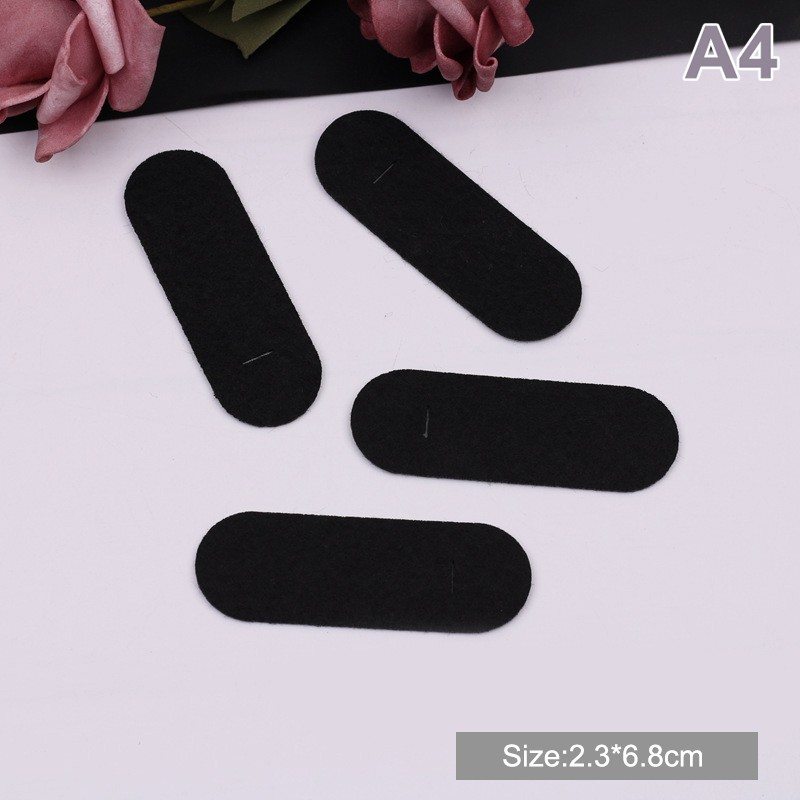 100PCS Oval Non-woven Tear Drop snap clips spacers Rectangle Felt pads PatchN8 gallery