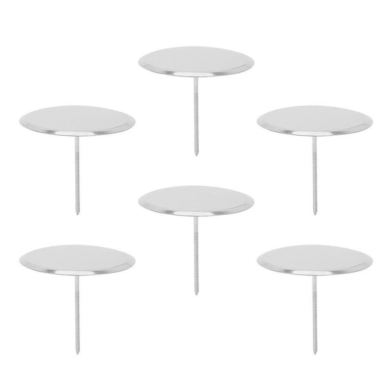 6 Pcs Metal Cake Flower Nails Pastry Nail for Frosting and Cake Decorating