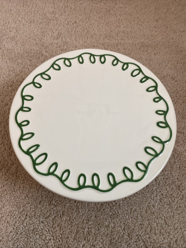NEW - Ceramic Cake Stand Cream/Green - kate spade new york x Target gallery