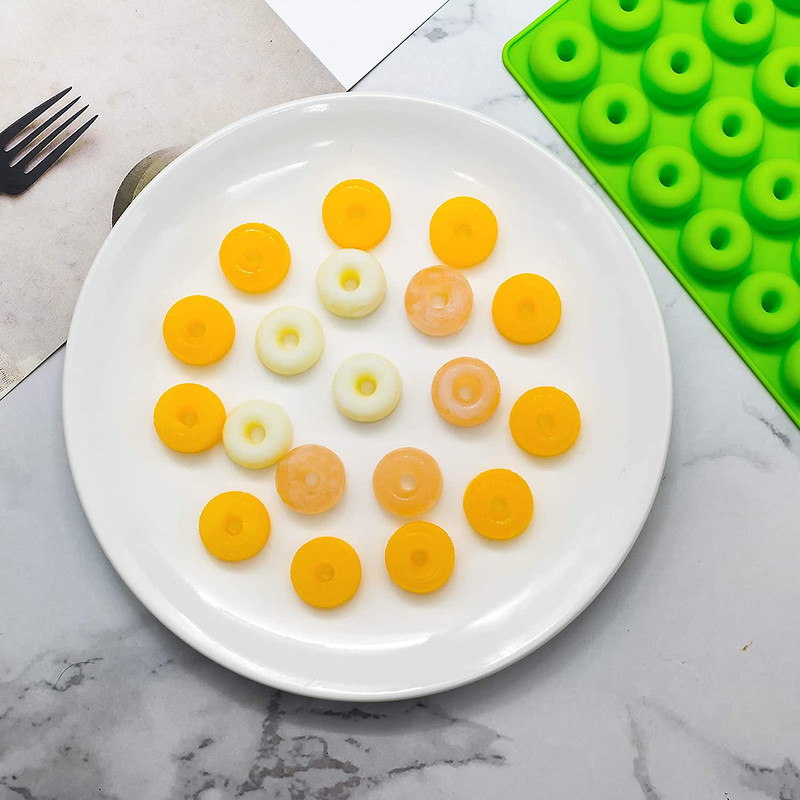 Gummy Bear Candy Molds Silicone, Mini Gummy Molds with 2 Droppers, Non-Stick Sil gallery