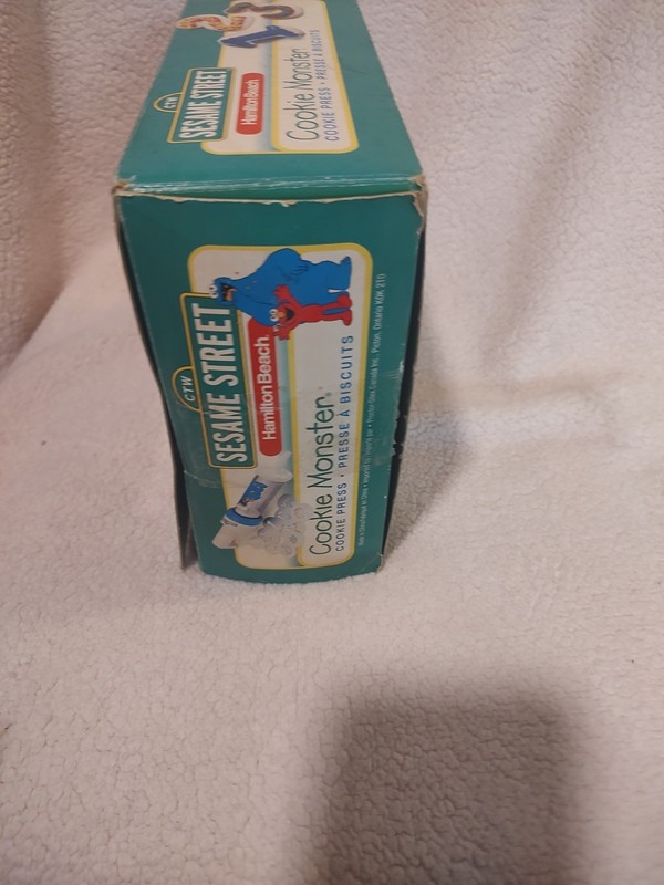 Hamilton Beach Sesame Street Cookie Monster Cookie Press Vintage 1998 gallery