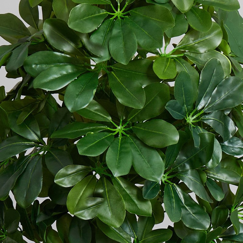 Nearly Natural 40In. Schefflera Artificial Plant In White Vase Real Touch gallery