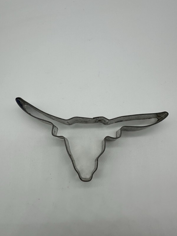 Longhorn 6” Cookie Cutter Western Boho Metal Cattle