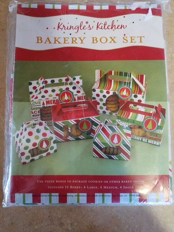 Kringles Kitchen Bakery Box Set Cookie Swap Baked Goods Set of 12