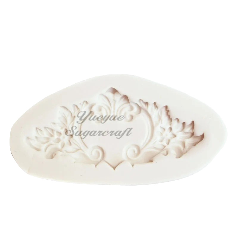Baroque Heart Frame Silicone Mold Fondant Cake Decorating Tool Chocolate Mould gallery