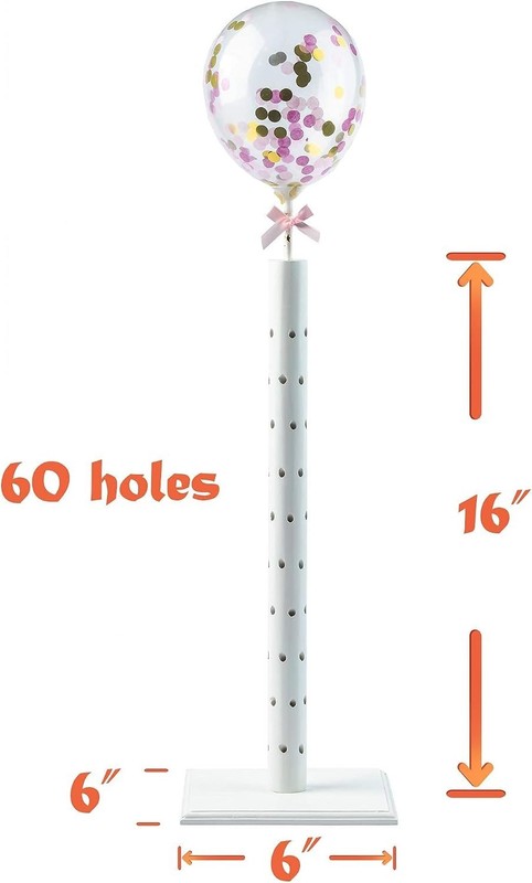 Wood Cake Pop Stand - 60 Hole Wooden Lollipop Holder Candy Table Display, Dec... gallery