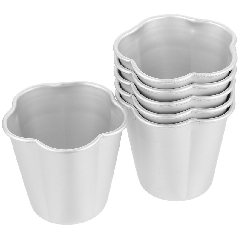 6 Pcs Muffin Pan Nonstick Pie Dish for Baking Pudding Cup Mold Cake gallery